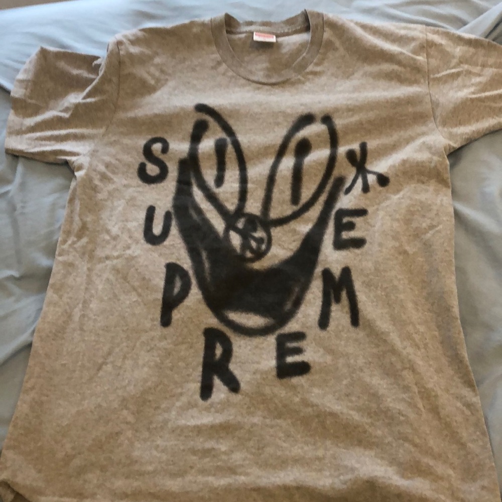 Supreme Gray Graphic Tee